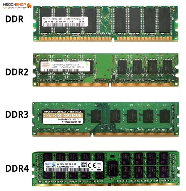 رم های DDR: