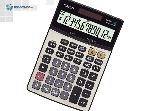 ماشین حساب حسابداری  کاسیو مدل  Casio DJ-220 D