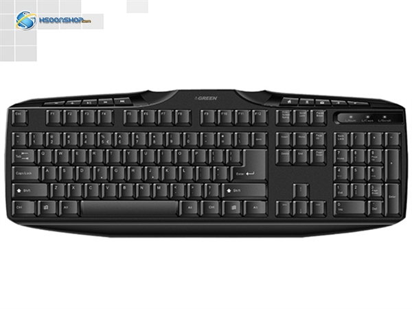 کیبرد استاندارد و مالتی ‌مدیا گرین مدل Green GK-302 Standard Multimedia Keyboard