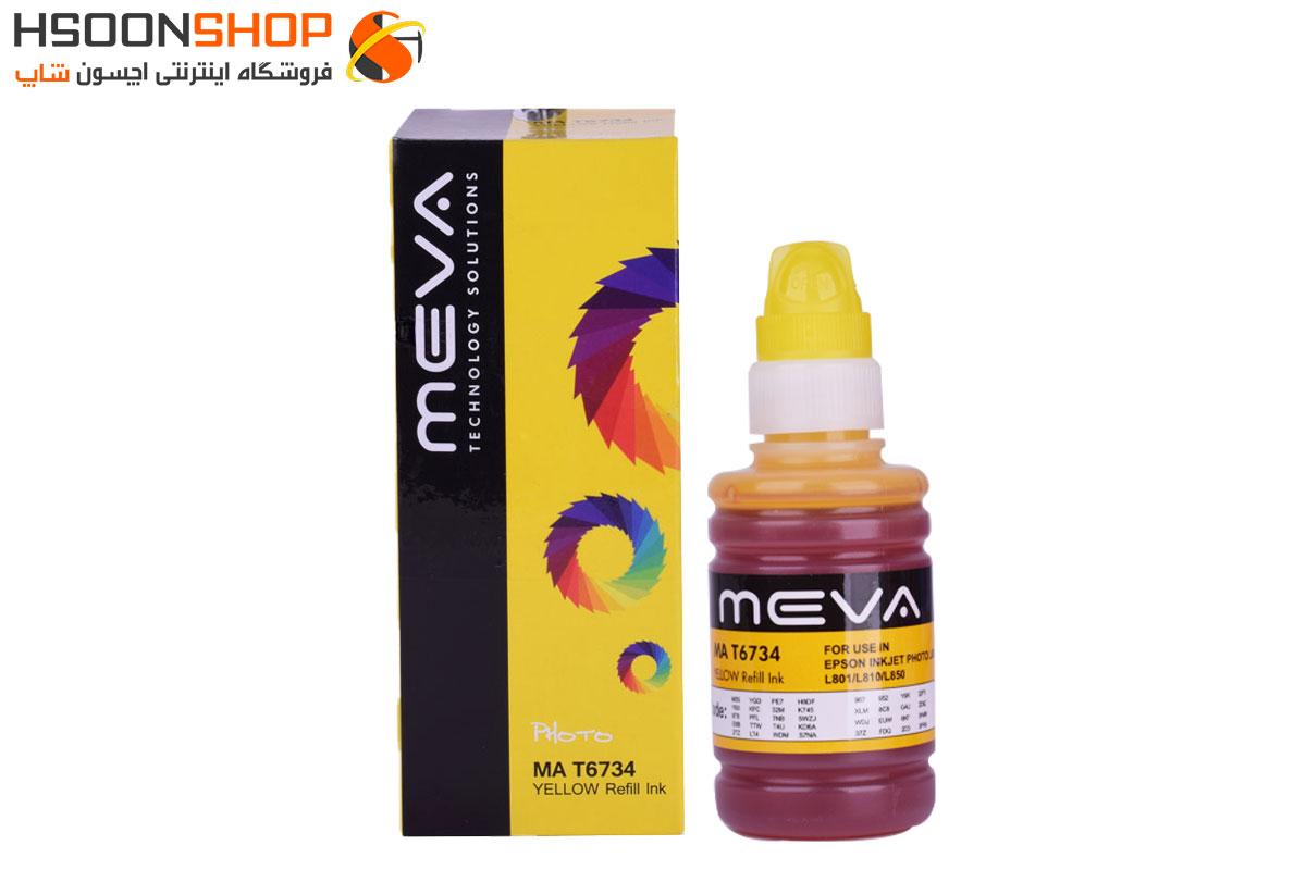 جوهر اپسون با برند MEVA ست شش رنگ وزن 100 گرم
