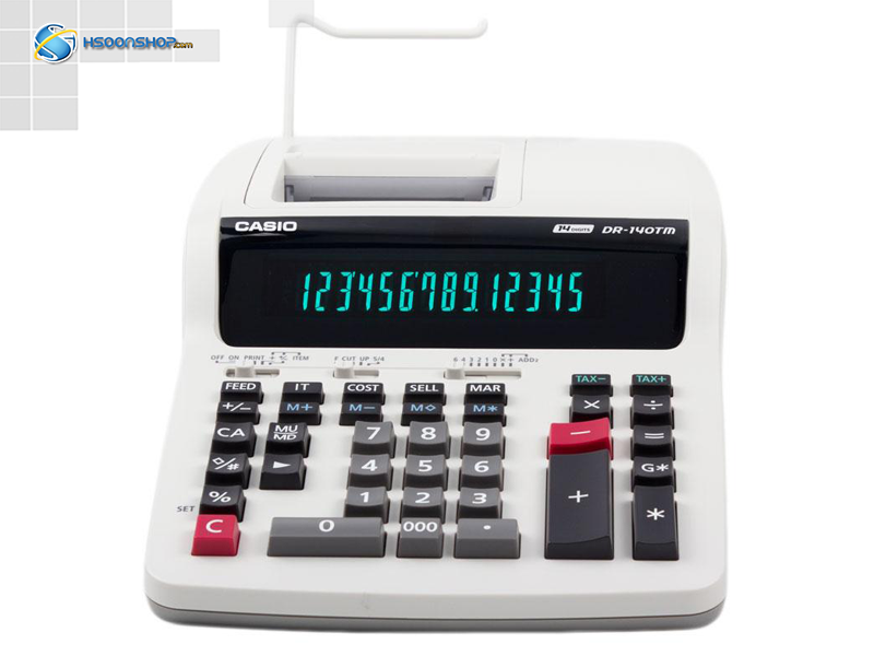  ماشین حساب  نواری کاسیو مدل Casio DR-140TM