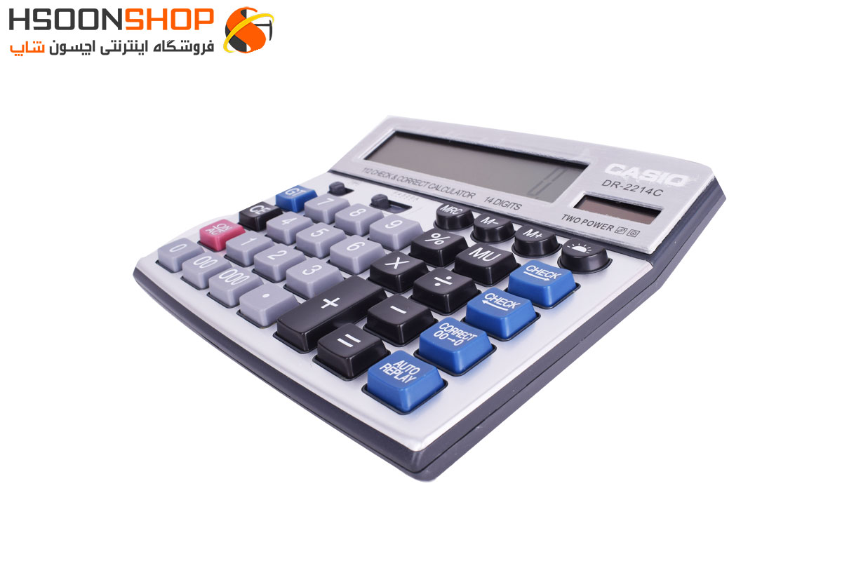 ماشین حساب حسابداری طرح کاسیو مدل CASIO DR-2214C