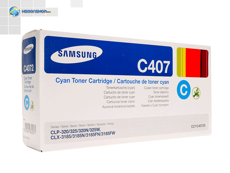 کارتریج سامسونگ  Samsung CLT-C407 Cyan Cartridge