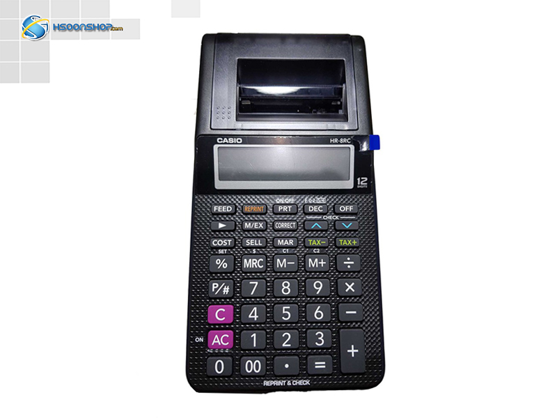 ماشین حساب نواری کاسیو  مدل Casio HR-8RC-BK