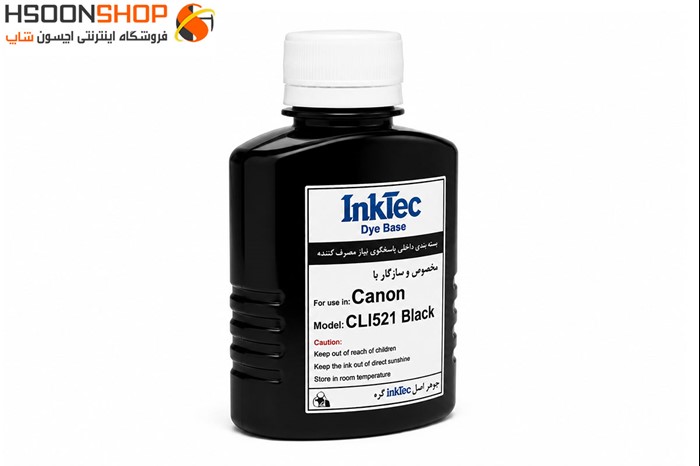 جوهر521 مشکی پیگمنت کانن Inktec 100ml cli521 black canon