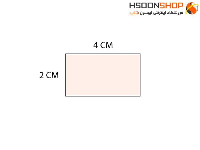 برچسب دو ردیفه پرینتر لیبل زن سایز 40×20 میلیمتر 