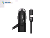 شارژر فندکی توتو مدل  همراه با کابل لایتنینگ مدل Totu Good Partner Car Charger With Lightning And microUSB Cable