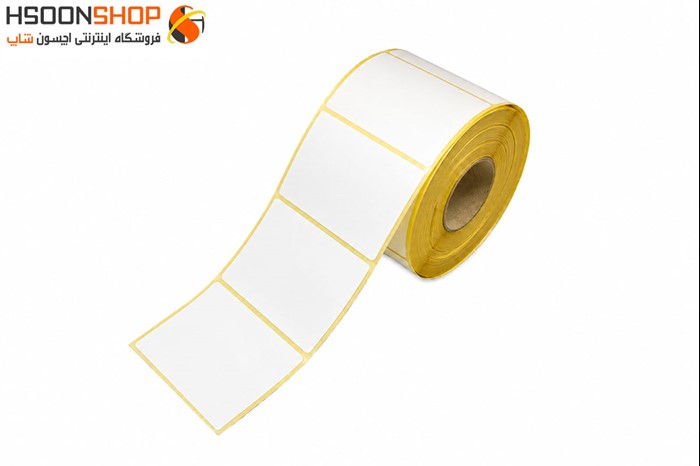 برچسب تک ردیف پرینتر لیبل زن سایز100×100 میلیمتر	