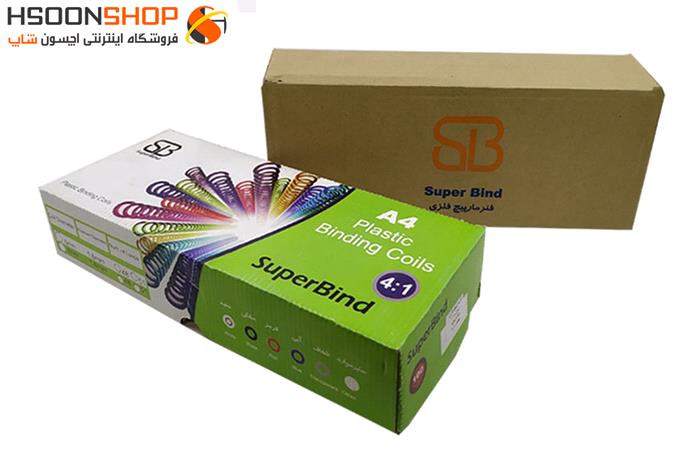 فنر مارپیچ فلزی SuperBind -سایز 18- تعداد 150 عدد