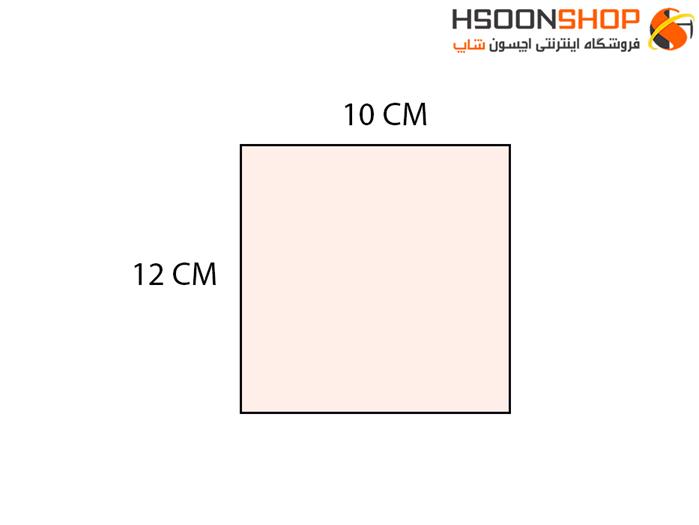 برچسب تک ردیف پرینتر لیبل زن سایز100×120 میلیمتر	