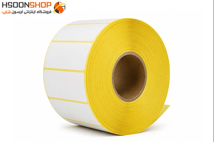 برچسب رول لیبل پرینتر صدفی 30×45 میلیمتر