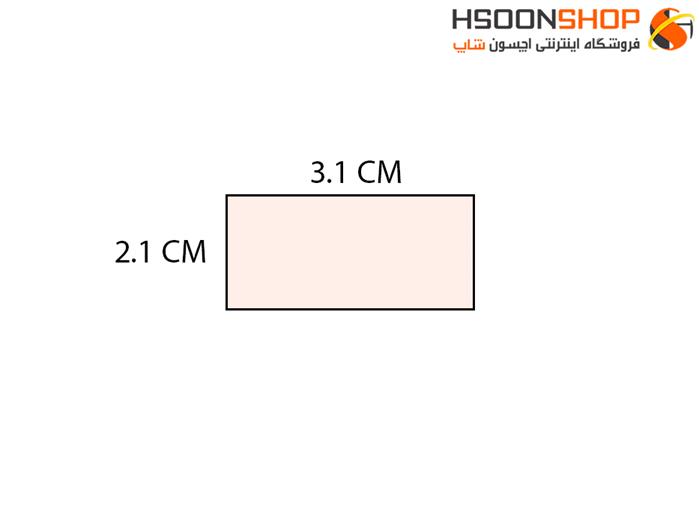 برچسب سه ردیفه پرینتر لیبل زن سایز 31×21 میلیمتر	