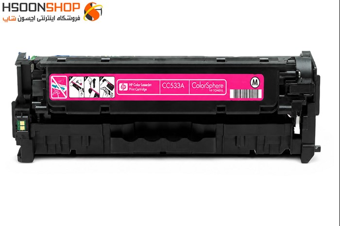 کارتریج اچ پی رنگ ارغوانی مدل HP 304A Magenta