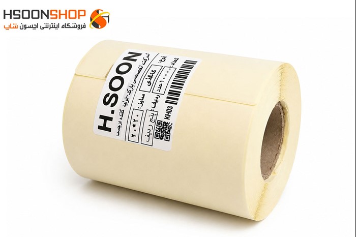 برچسب رول لیبل پرینتر کاغذی 20×20 میلیمتر