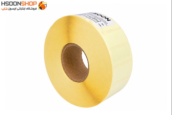 برچسب رول لیبل پرینتر صدفی 15×34 میلیمتر