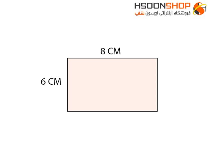 برچسب تک ردیف پرینتر لیبل زن سایز80×60 میلیمتر	