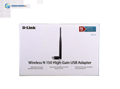 کارت شبکه USB و بی‌سیم دی-لینک  مدل D-Link DWA-127 Wireless N150 High Gain USB Adapter