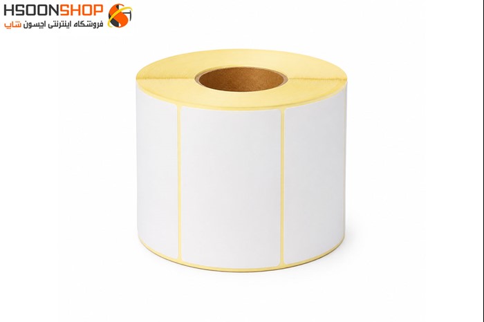 برچسب رول لیبل پرینتر صدفی 70×32 میلیمتر