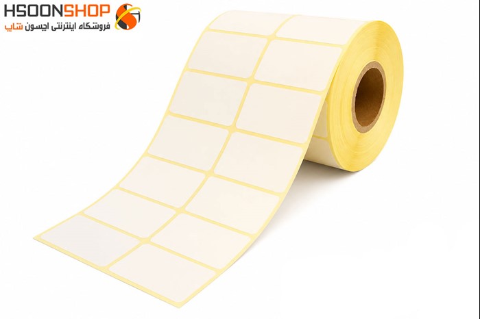 برچسب دو ردیفه  پرینتر لیبل زن سایز 51×34 میلیمتر	