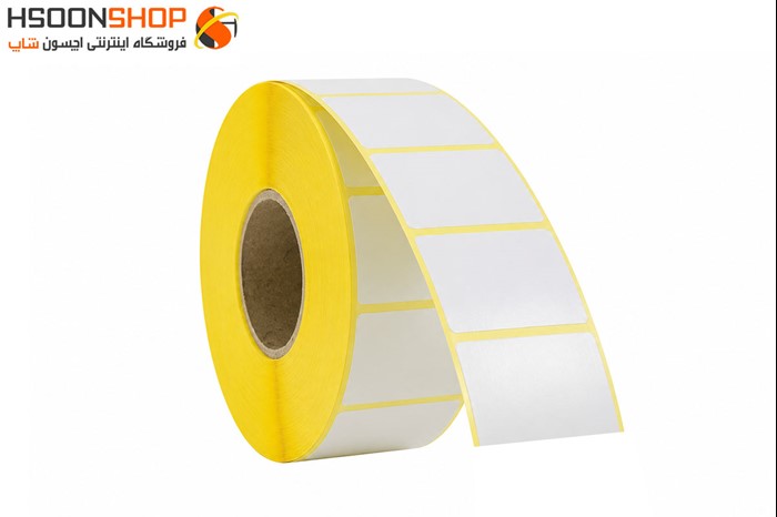برچسب رول لیبل پرینتر صدفی 30×45 میلیمتر