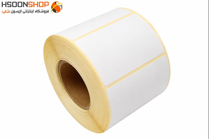 برچسب رول لیبل پرینتر صدفی 50×80 میلیمتر