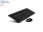 کیبرد و ماوس بی سیم ای فورتک مدل keyboard and mouse A4tech Padless 7100N wireless