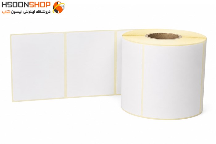 برچسب رول لیبل پرینتر صدفی 80×100 میلیمتر