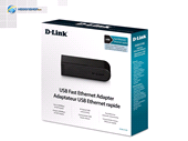 مبدل یو اس بی 2.0 به کارت شبکه D-Link High Speed USB 2 Fast Ethernet Adapter DUB-E100