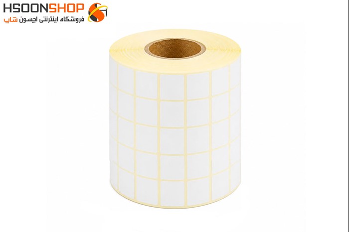 برچسب رول لیبل پرینتر کاغذی 20×20 میلیمتر