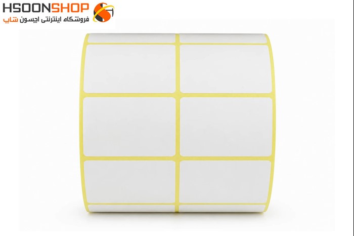 برچسب رول لیبل پرینتر صدفی 30×45 میلیمتر