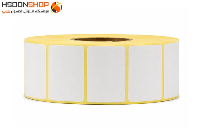 برچسب رول لیبل پرینتر صدفی 30×45 میلیمتر