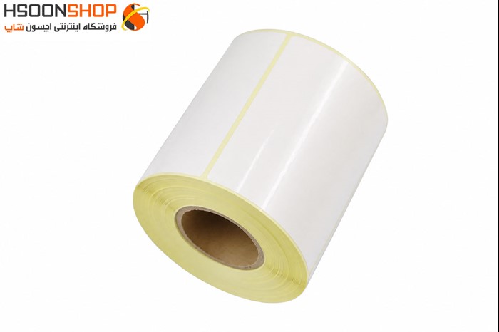 برچسب رول لیبل پرینتر صدفی 80×100 میلیمتر