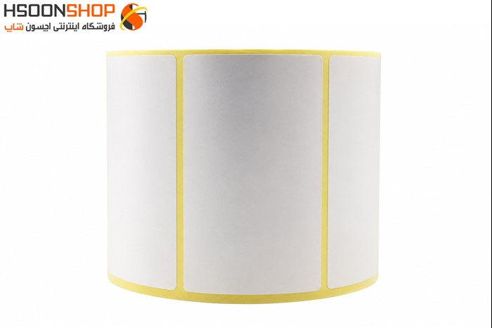 برچسب رول لیبل پرینتر صدفی 50×80 میلیمتر