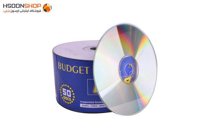 پک سی دی خام 50 عددی برند BUDGET