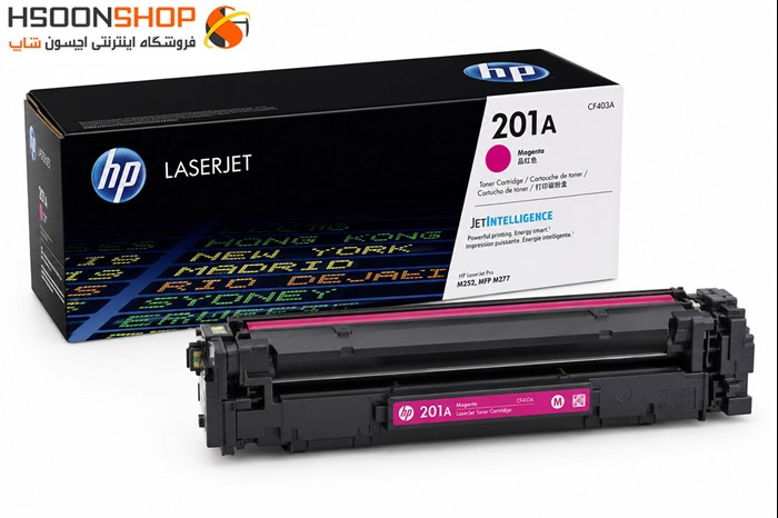 کارتریج اچ پی رنگ ارغوانی مدل Hp 201A Magenta