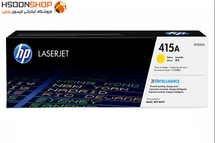 کارتریج اچ پی رنگ زرد مدل Hp 415A Yellow