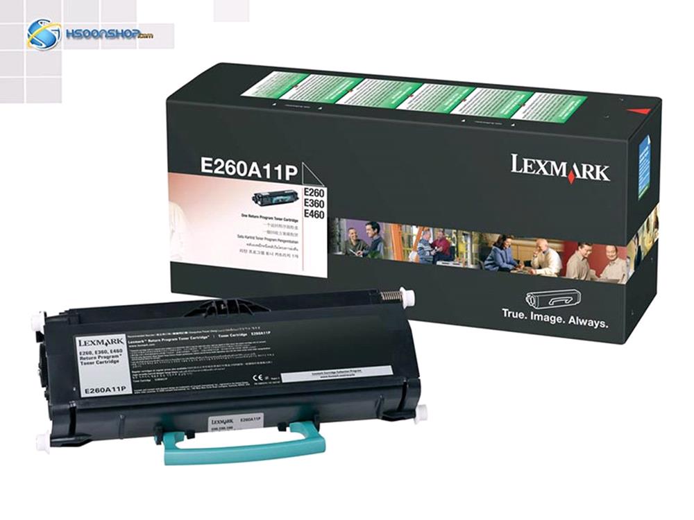 کارتریج لکسمارک رنگ مشکی مدل LEXMARK E260A11P