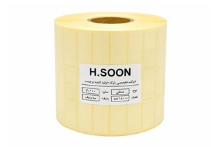 برچسب رول لیبل پرینتر صدفی 10×30 میلیمتر