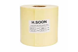 برچسب رول لیبل پرینتر صدفی 100×120 میلیمتر
