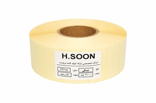 برچسب رول لیبل پرینتر صدفی 15×34 میلیمتر