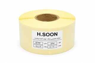 برچسب رول لیبل پرینتر صدفی 34×51 میلیمتر