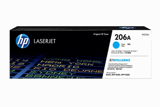 کارتریج اچ پی رنگ آبی مدل HP 206A Cyan