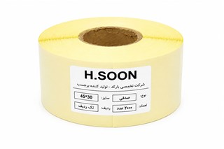 برچسب رول لیبل پرینتر صدفی 30×45 میلیمتر