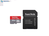 کارت حافظه سن دیسک ظرفیت 32 گیگابایت  کلاس 10 SanDisk Ultra  Class 10  microSDHC- 32GB