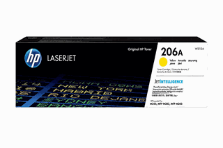 کارتریج اچ پی رنگ زرد مدل HP 206A Yellow