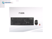 کیبرد و ماوس بی سیم ای فورتک مدل keyboard and mouse A4tech Padless 7100N wireless