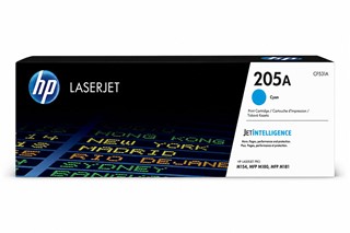کارتریج اچ پی رنگ آبی مدل Hp 205A Cyan
