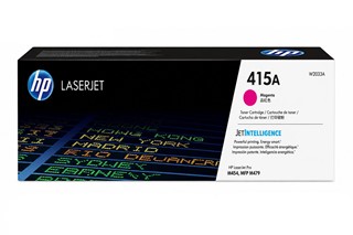 کارتریج اچ پی رنگ ارغوانی مدل Hp 415A Magenta